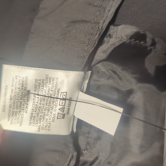 NWT Express paper bag tie waist tapered pant - Picture 7 of 9